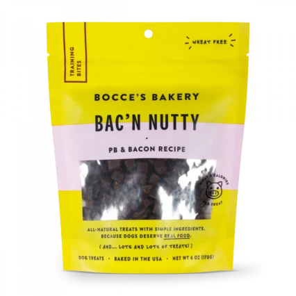 Bocce\'s Bakery Every Day Bac\'n Nutty Training Bites Dog Treats